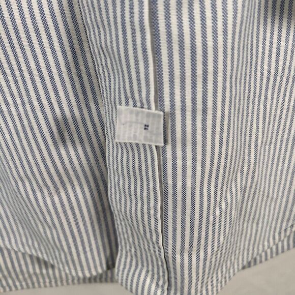 Ralph Lauren Dress Shirt Men 16 34 Striped Button Up Long Sleeve Yarmouth - Picture 7 of 10